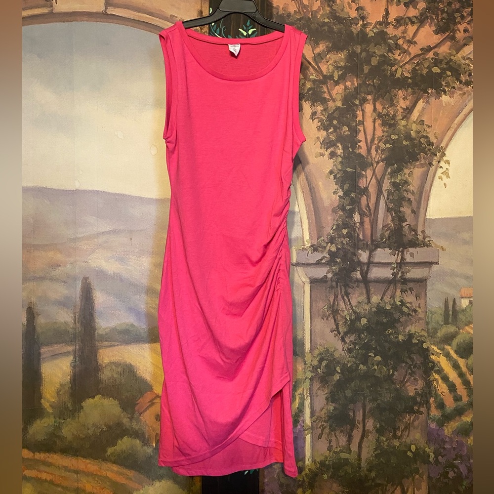 Nordstrom Melrose and Market Pink tulip hem dress - Picture 2 of 5